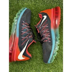 NIKE Air Max 2015 Black Multi Clearwater Running Walking Shoe Sneaker W Sz.9 EUC